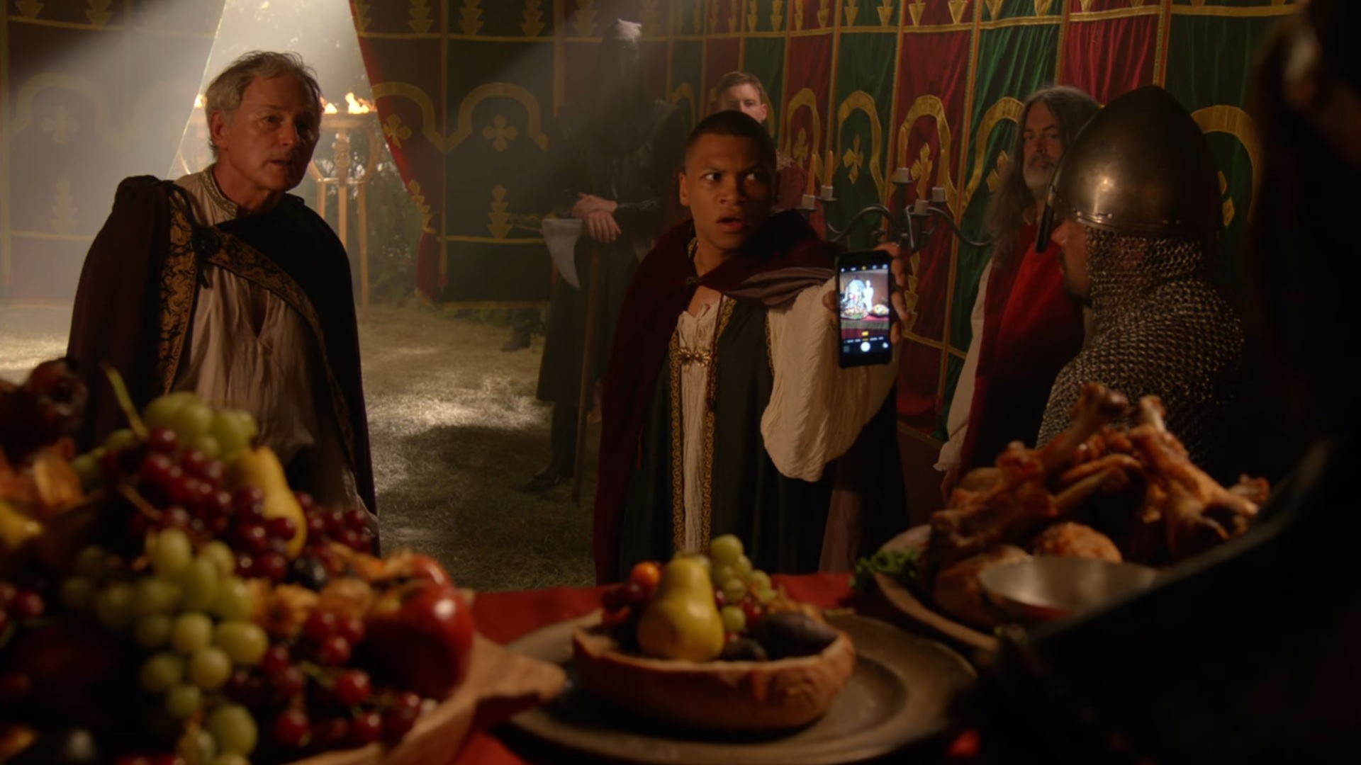 Martin et Jax devant le roi