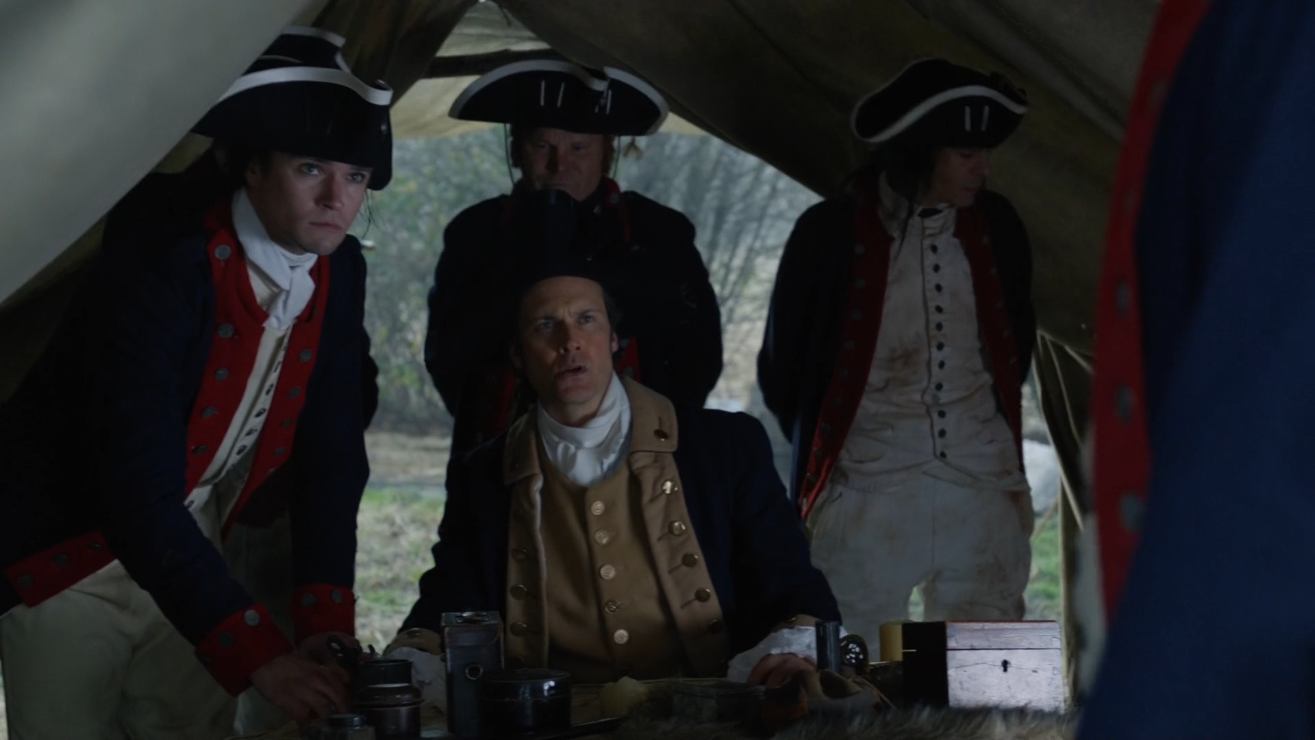 Washington et des soldats