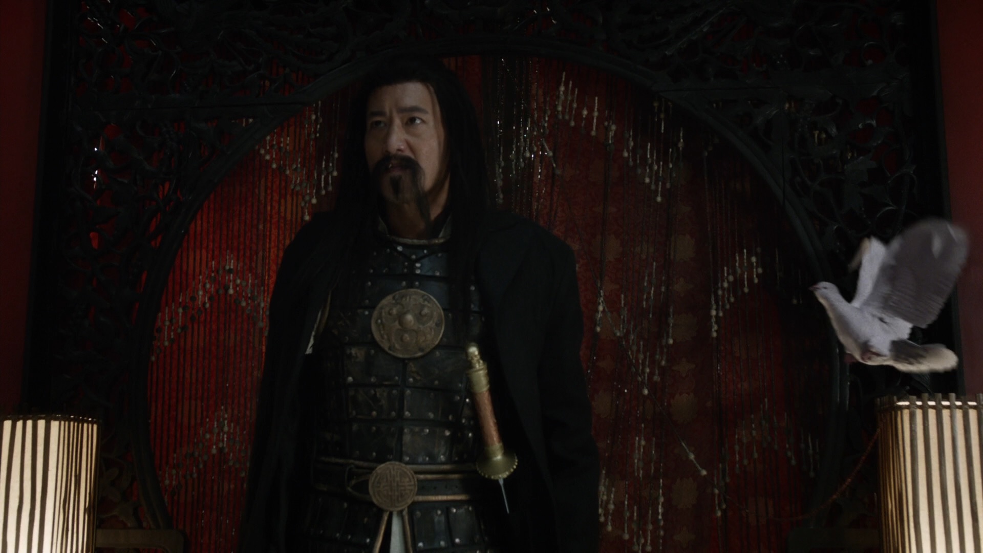 Gengis Khan et une colombe